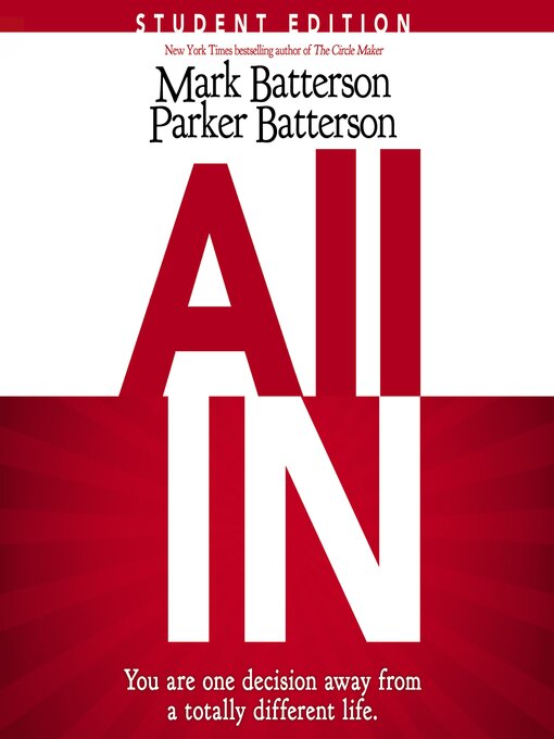 Title details for All In Student Edition by Mark Batterson - Wait list